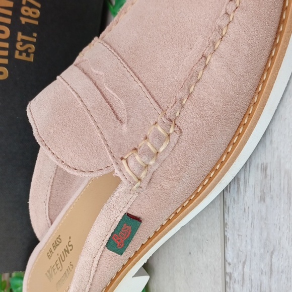 G.H. Bass Suede Original Loafer Mule NIB - Picture 2 of 8